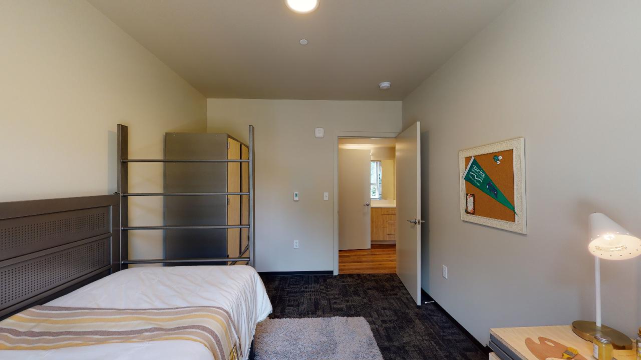 Large bedroom and bathroom 7000 Campus Living